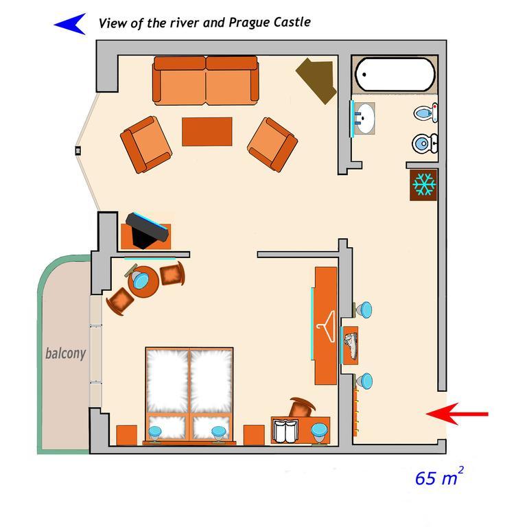 Hotel & Residence Royal Standard Prague Chambre photo
